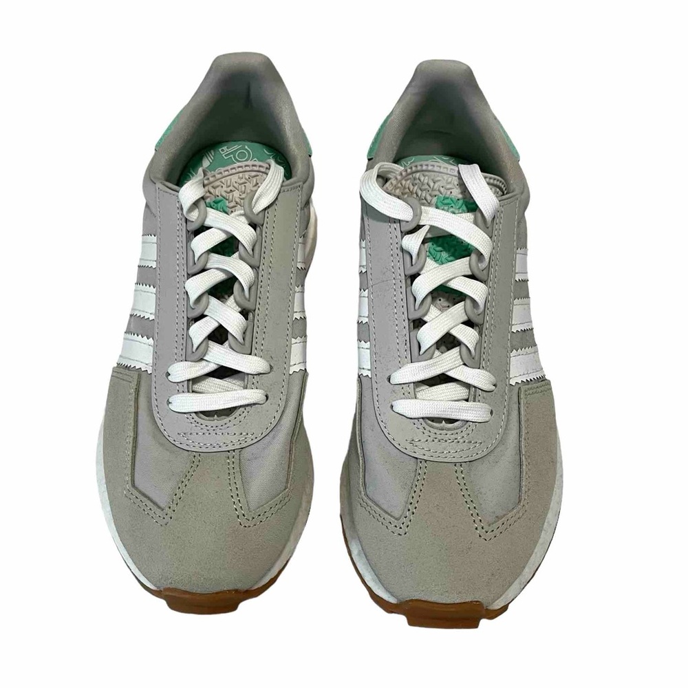 Adidas Retropy E5W Sneakers Gray One Cloud White Pulse Mint Size 7.5 NWT - Picture 4 of 12